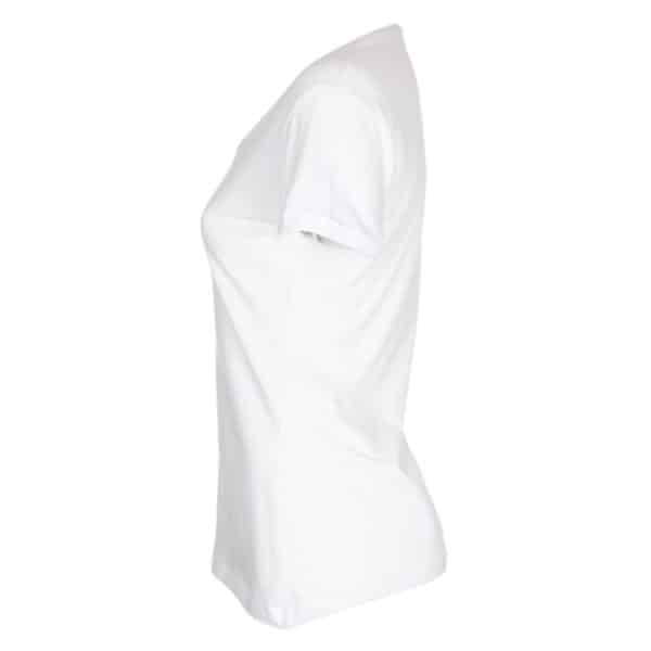 Lady Carbon T-shirt - White - side