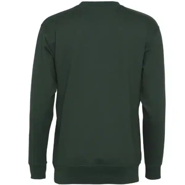 Heavy Sweater - Lækker kraftig og varm - Bottle Green - bagside